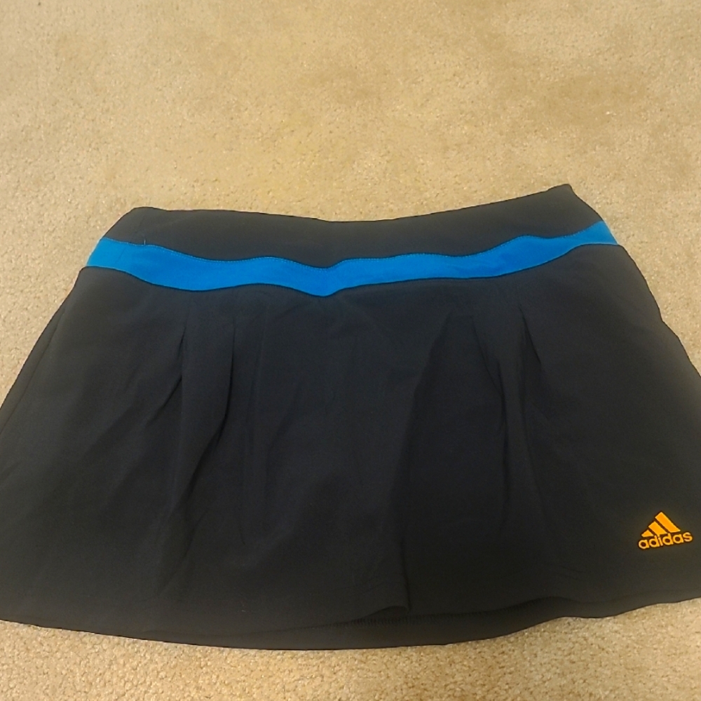 Adidas Black and Teal Climalite Skort